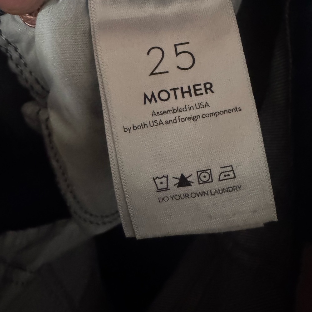 Mother The Double Insider Heel Jeans size 25 in Opposites Attract - Picture 6 of 8